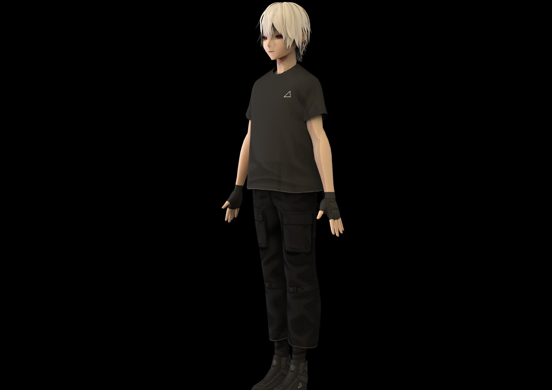 3D model game ready Low Poly Anime Character 30 VR / AR / low-poly