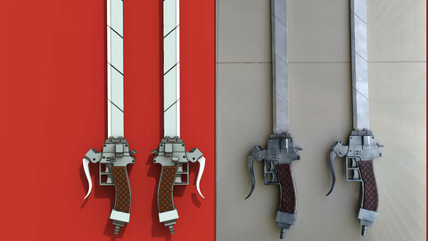 Sword Attack on Titan 3D print model