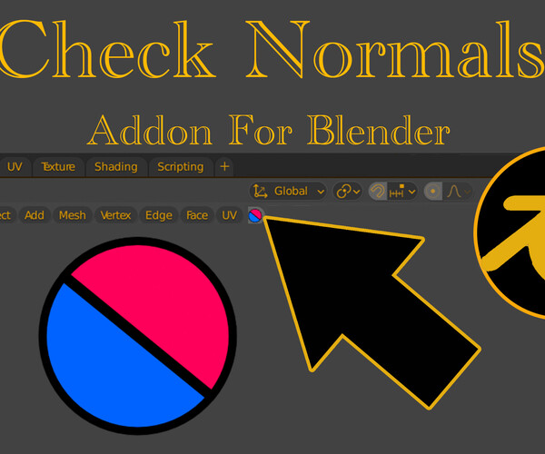 ArtStation Check Normals addon for Blender Resources