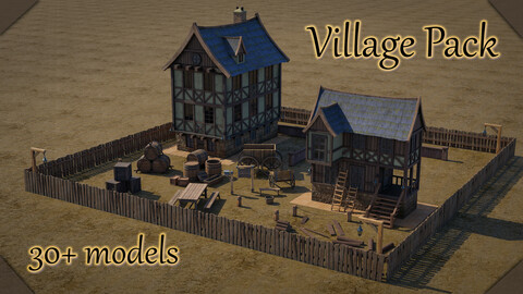 Village Pack (30+ models)