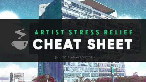 Artist Stress Relief Cheat Sheet- Free Resource