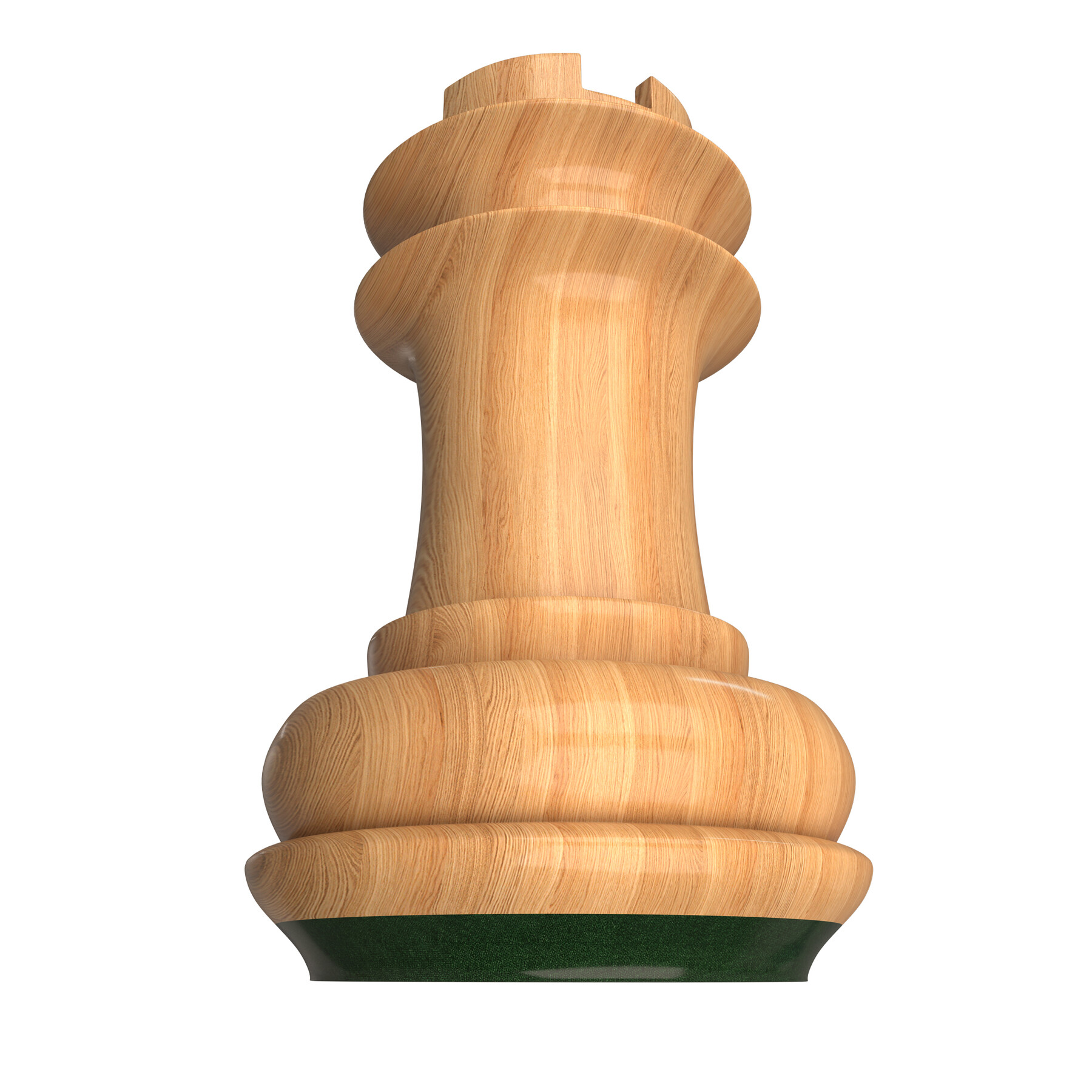 ArtStation - 3D Wooden Chess Rook | Resources