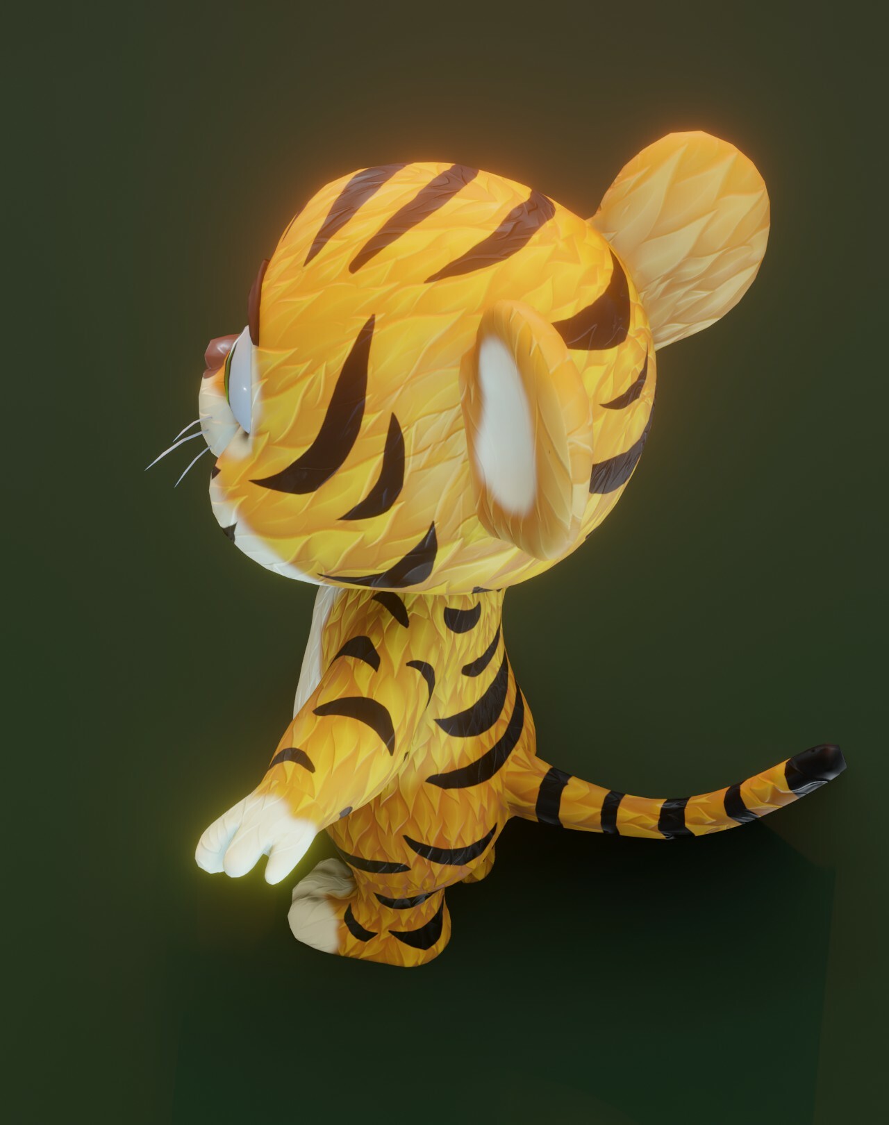 ArtStation - Tiger Animated 3d Model