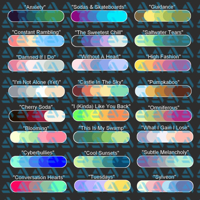 ArtStation - Color Palette 15 for Clip Studio Paint and Ex | Artworks