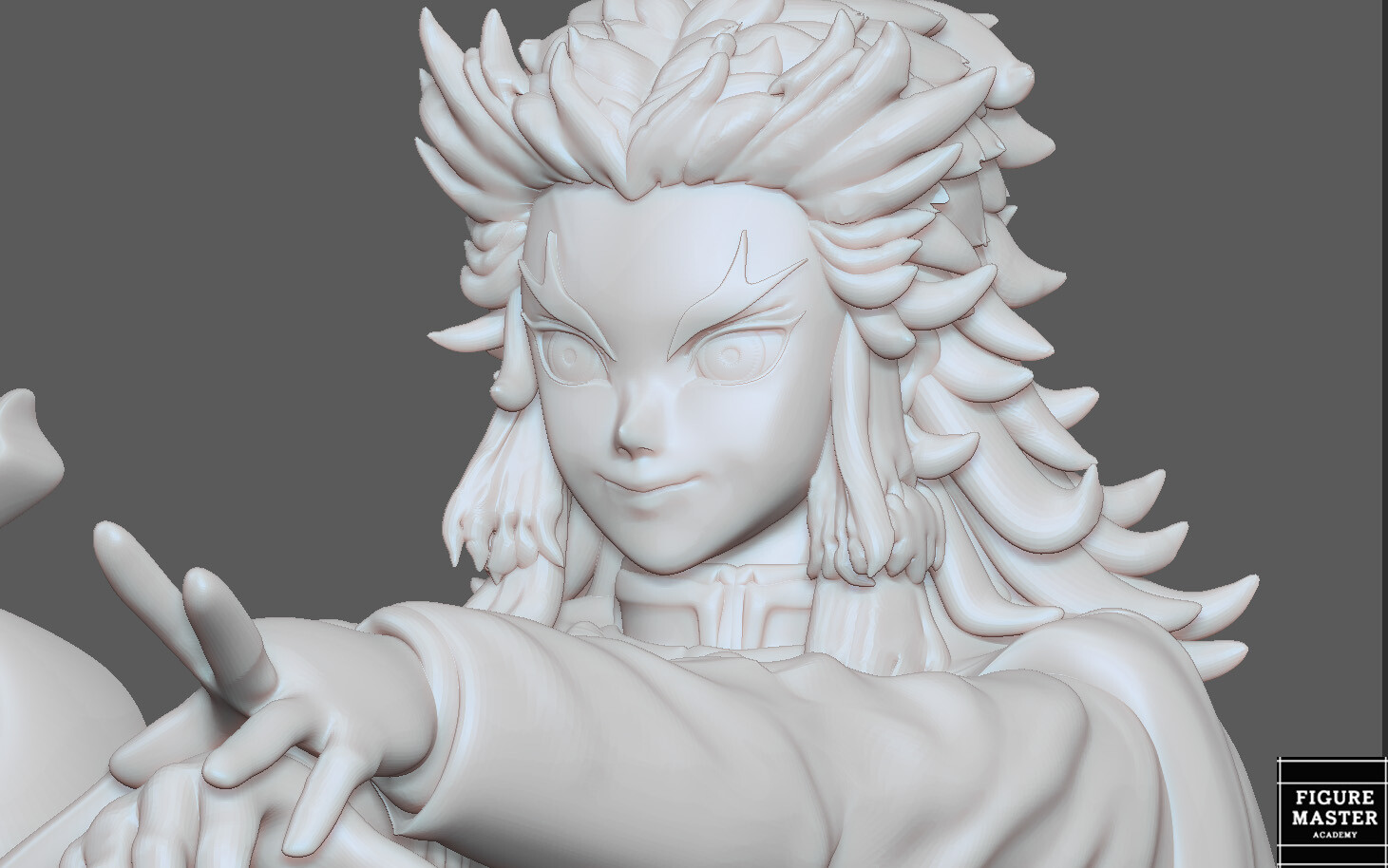 ArtStation RENGOKU 2 KIMETSU NO YAIBA ANIME STATUE CHARACTER 3D print
