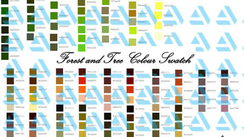 Forest and Tree Color Palette for Clip Studio Paint and Ex