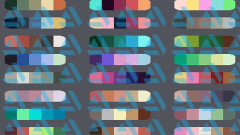 Color Palette 16 for Clip Studio Paint and Ex