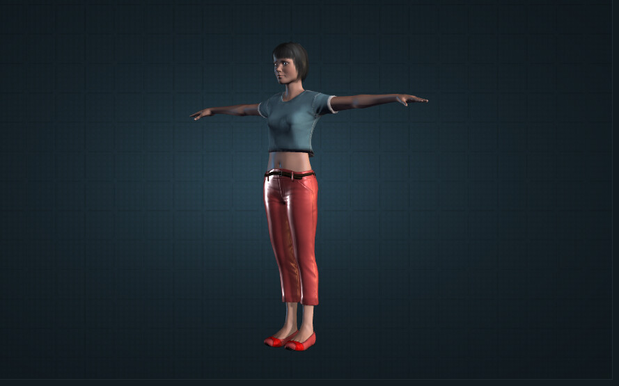Random character 3D models T pose | Smash Amino