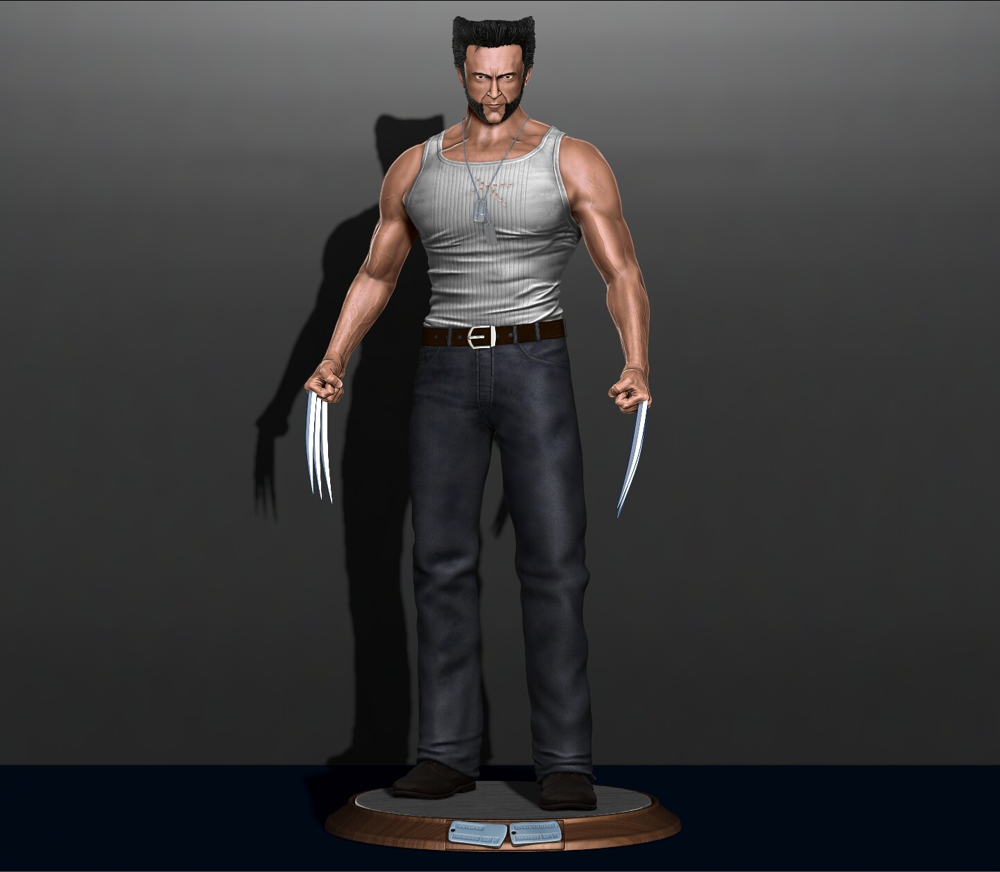 Wolverine action stl files 3d model printing