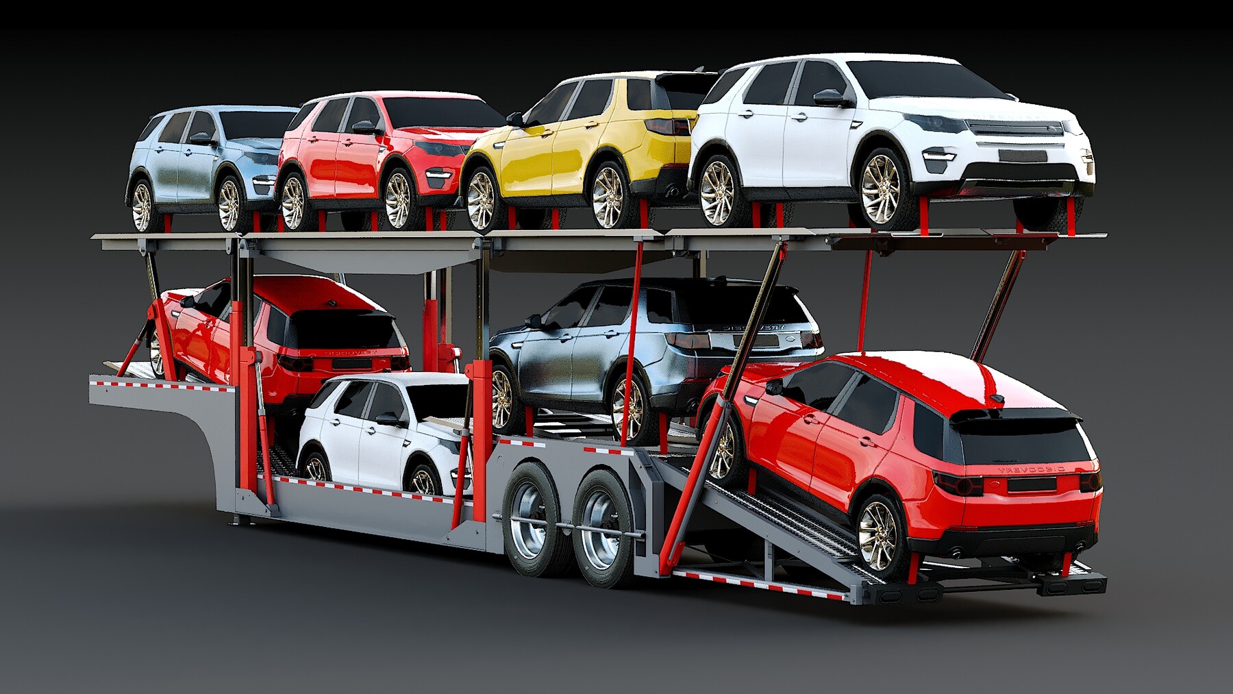 ArtStation Car carrier Game Assets