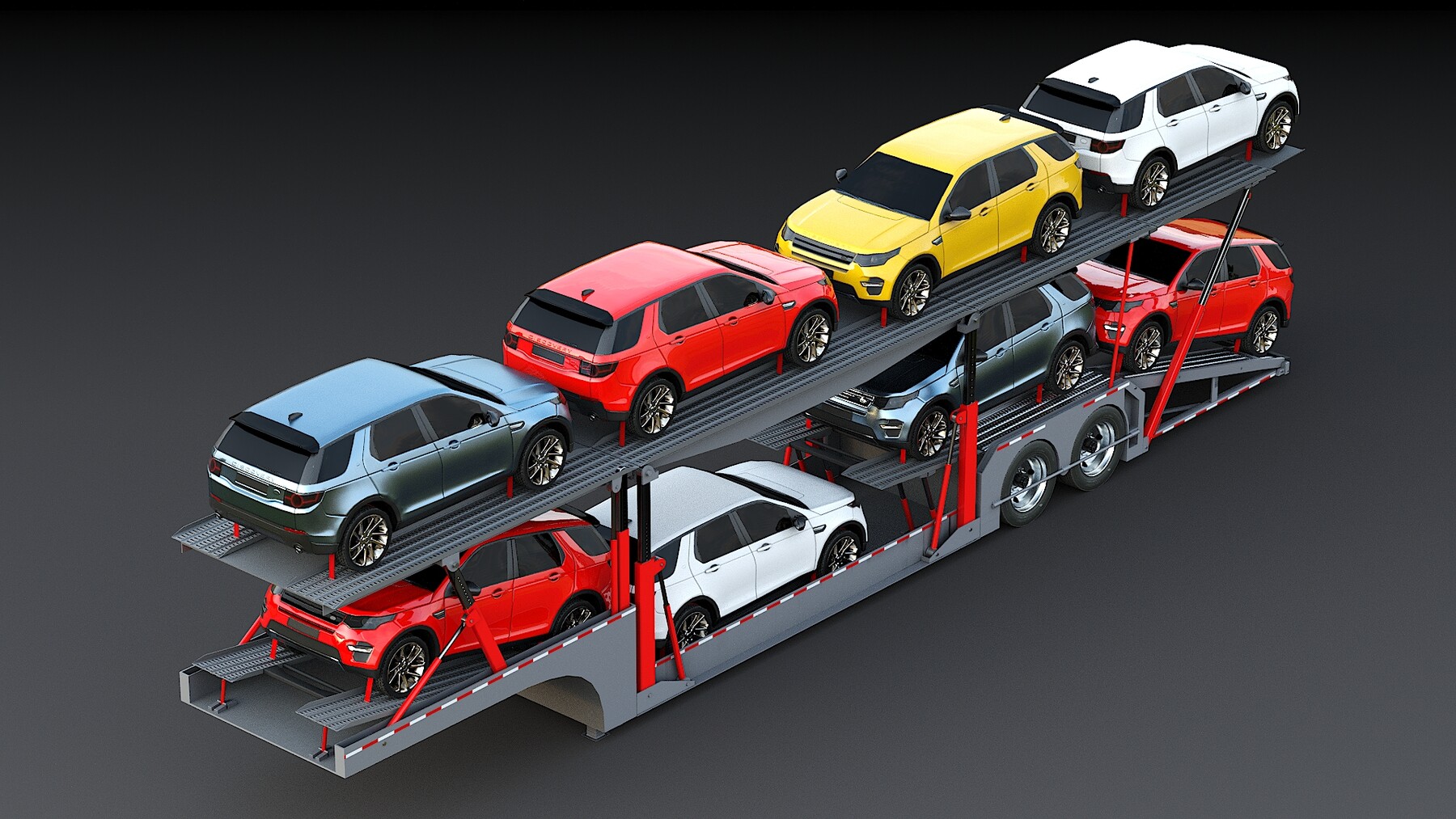 ArtStation Car carrier Game Assets