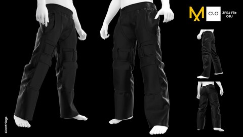 Future Fashion Pants #001 - Clo3D / Marvelous Designer + OBJ | NO TEXTURE / DIGITAL FASHION