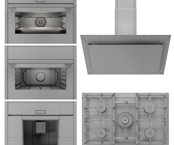 ArtStation Neff Kitchen Set Resources   File 