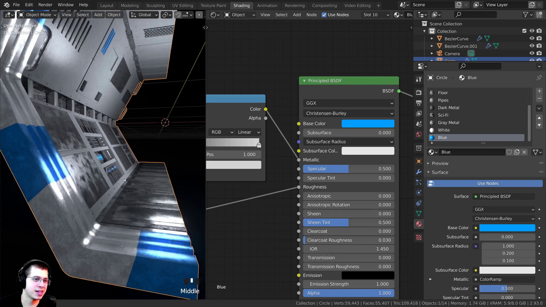 ArtStation - Space Station Corridor (Blender Tutorial Series) | Tutorials