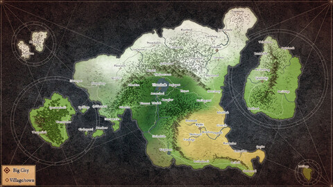 Fantasy World Map 2