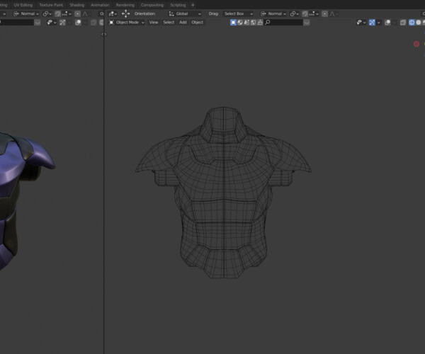 ArtStation Body armor Game Assets