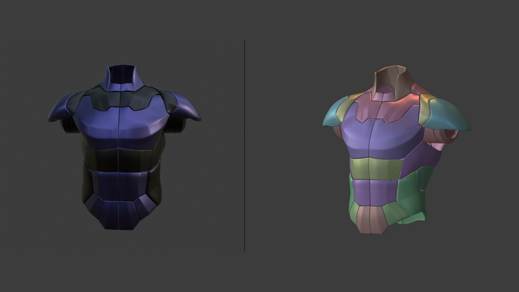ArtStation Body armor Game Assets