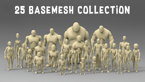 25 Basemesh collection