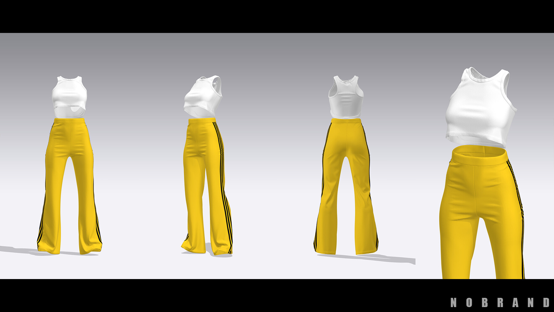 ArtStation - Womens - Training Outfit | Game Assets