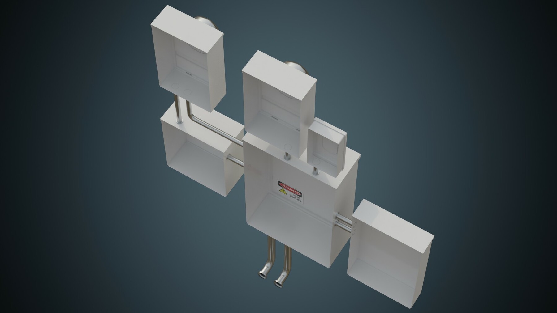 ArtStation - Utility Box 2A | Game Assets