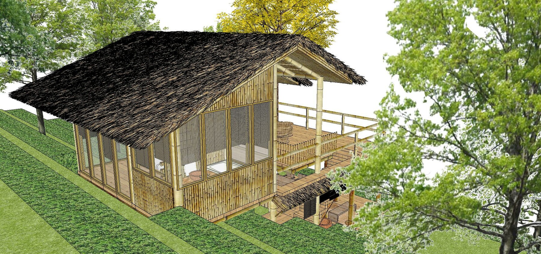 ArtStation Homestay Bamboo House Resources   File 