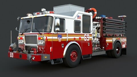 Fire Truck Engine FDNY