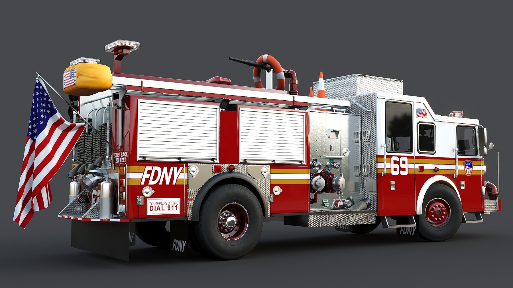 FDNY - E68 and L49 in 2023  Fire trucks, House fire, Fdny