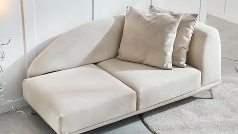 Kell Aqua 2-seater sofa