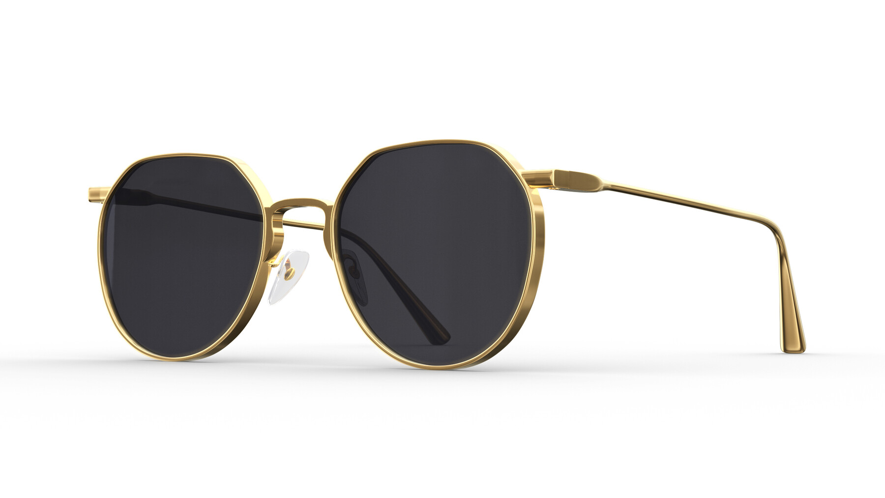 Marc Jacobs Metal Round Sunglasses 3D model