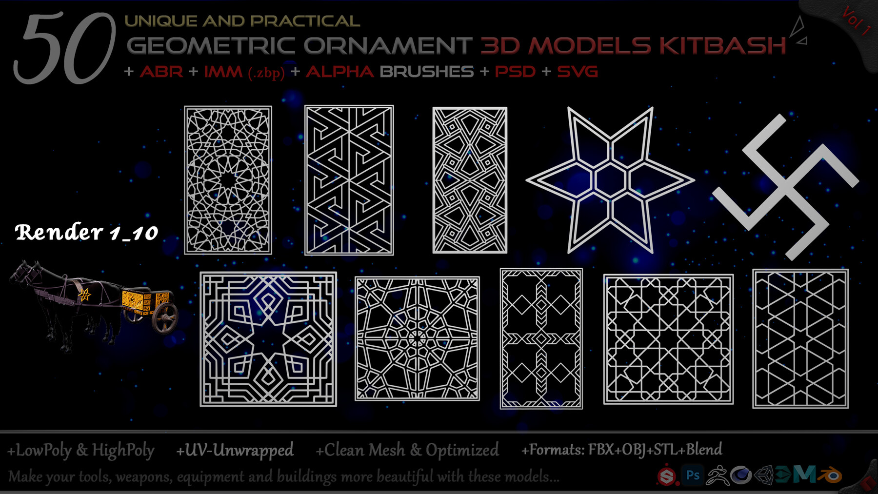 geometric 3d models