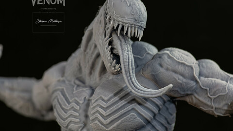 Venom 3D Statue - Printable STL