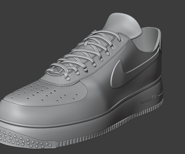 ArtStation - 3D Shoes Nike Air Force 1 | Resources