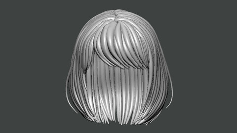 3D Model-HAIR0018
