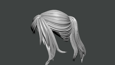 3D Model-HAIR0023