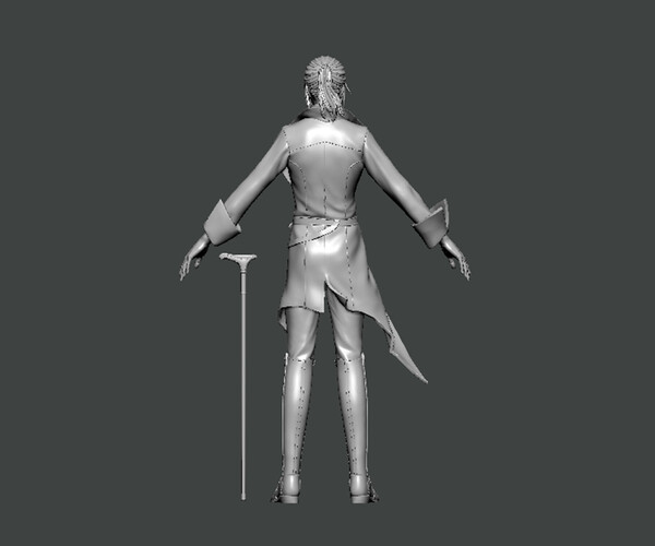 ArtStation - 3D Model-CHARACTER0009 | Game Assets