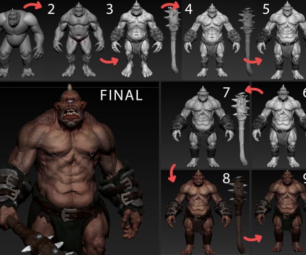 ArtStation - Cyclops ogre highpoly | Resources