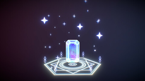 Magic Crystal Animated