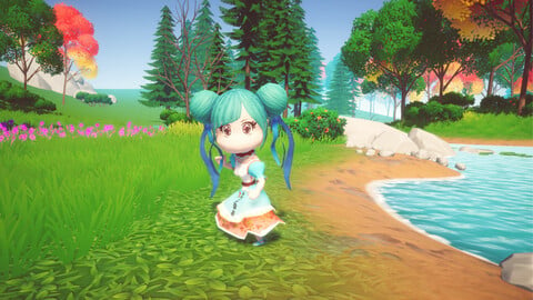 Chibi Game Character - Magic Girl
