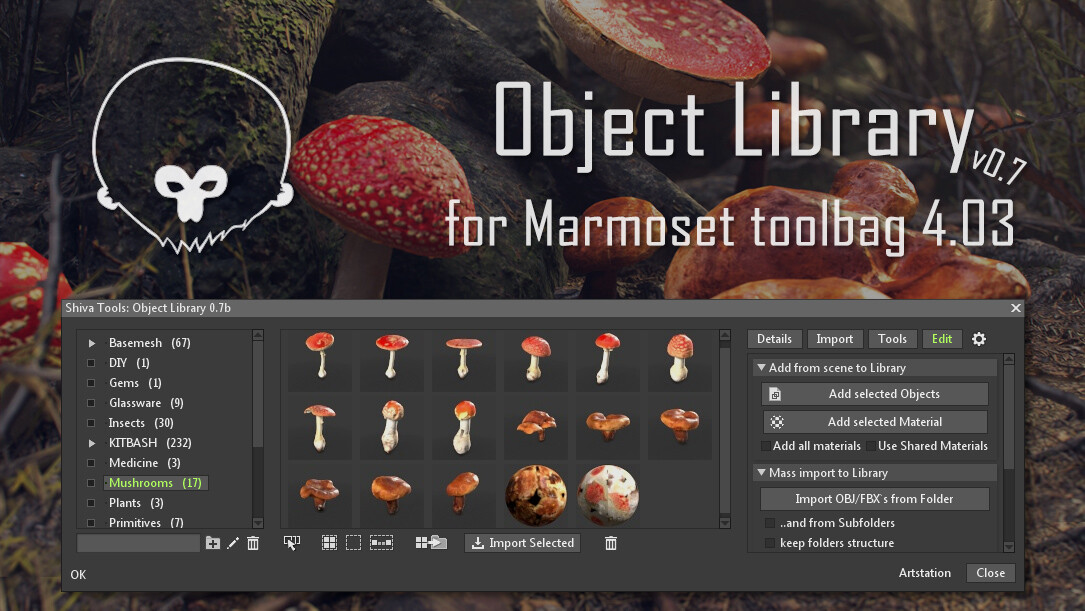 marmoset toolbag 3 generate materials