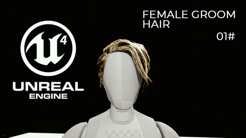 Short Hair Groom For Unreal Engine