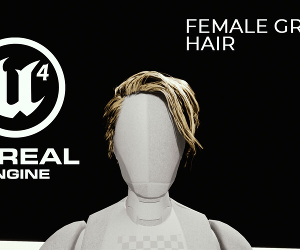 ArtStation Short Hair Groom For Unreal Engine Game Assets