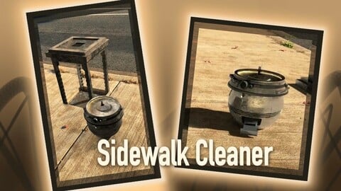 Sidewalk Cleaner Set