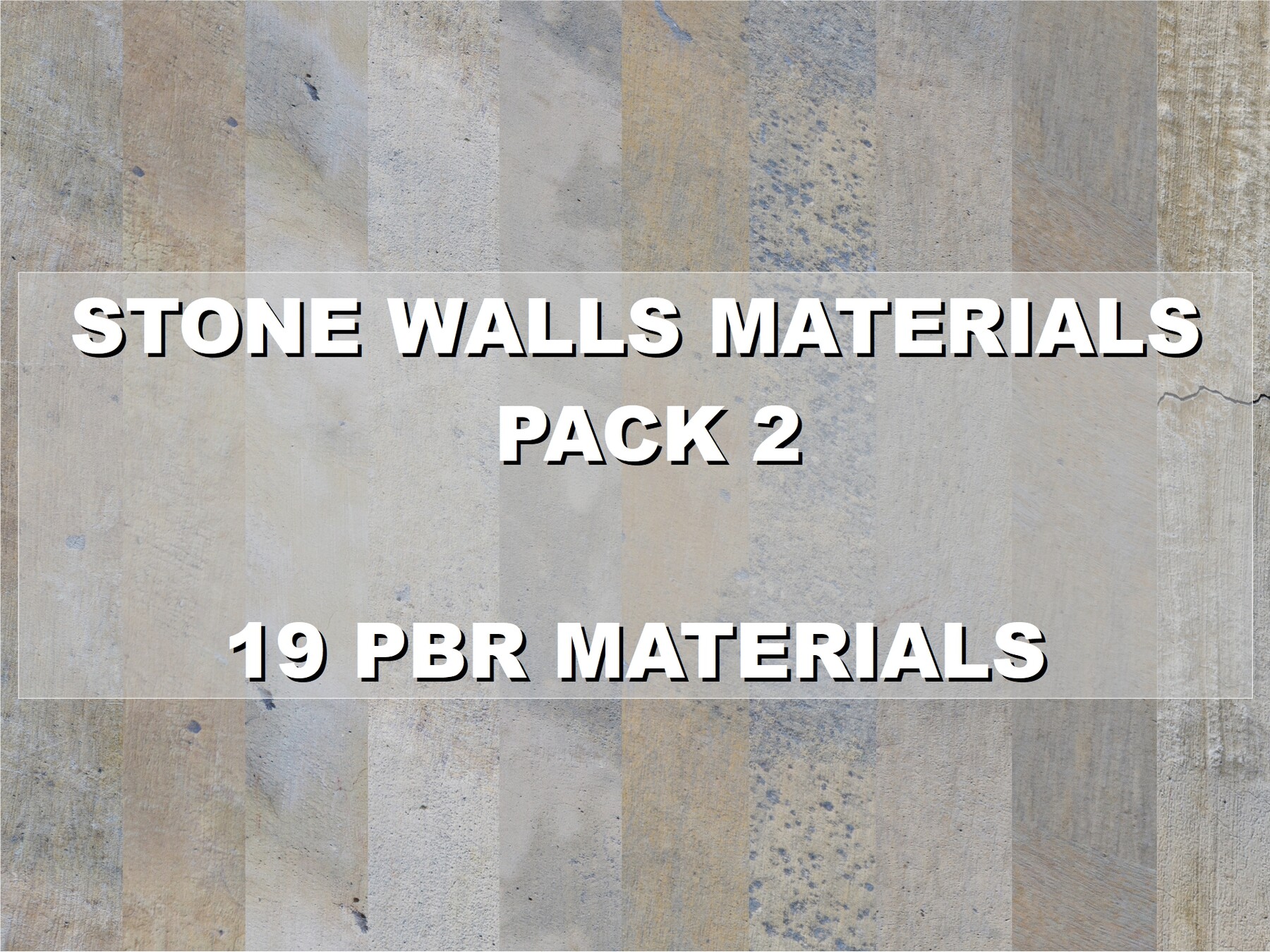 ArtStation - Stone Walls Materials Pack 2 - 19 Materials | Game Assets