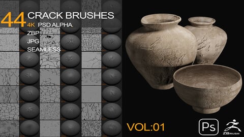 44 crack brushesh and alpha