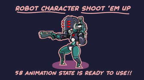 Robot character shoot 'em up