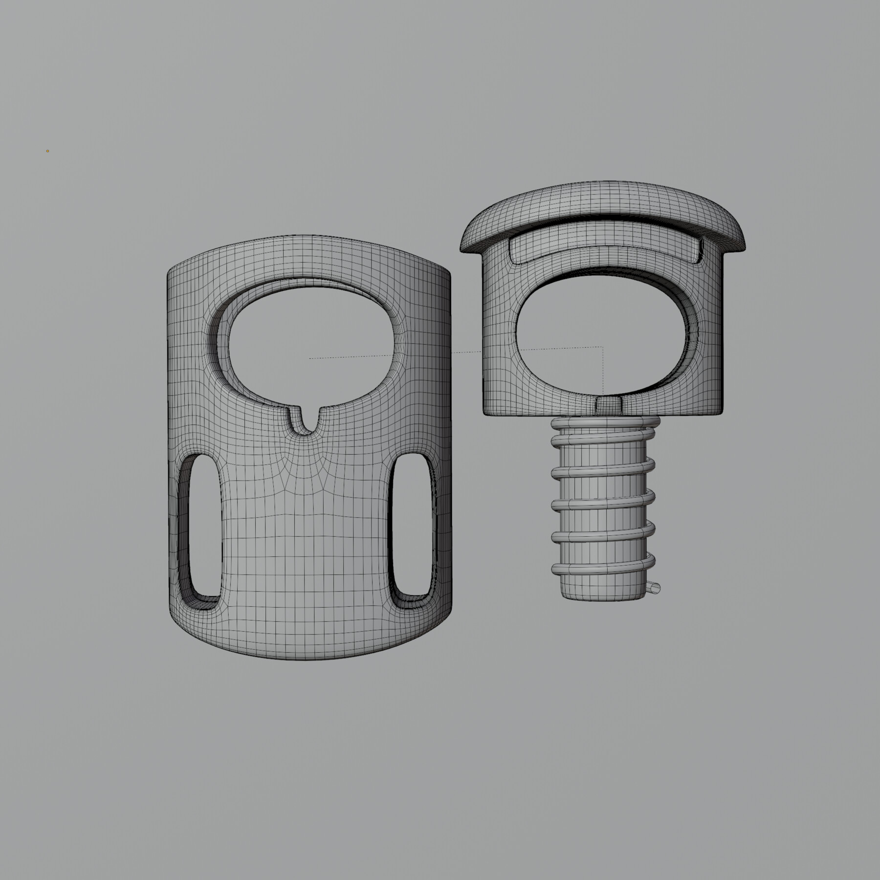 ArtStation Cord Stopper hardware for Clo3D and Marvelous Designer