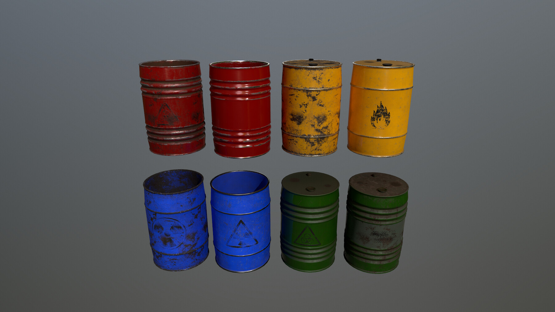 ArtStation - Barrel Set | Game Assets