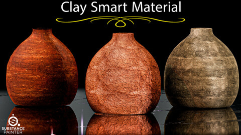 High-Detail Clay Smart Material / Substance Painter