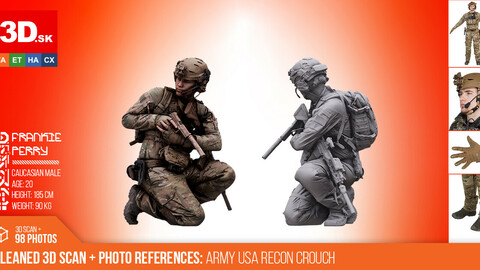 3D Scan & Photo References | Army USA Recon