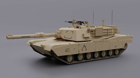 M1A1 Abrams US Army tank